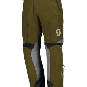 Spodnie motocyklowe tekstylne Scott Dualraid Dryo brązowo-czarne Oferta limitowana
