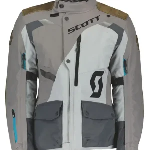 Kurtka motocyklowa damska tekstylna Scott Dualraid Dryo szara Oferta czasowa