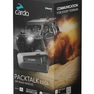 Interkom motocyklowy Cardo Packtalk Edge ORV (1 zestaw) Bezpieczne zakupy