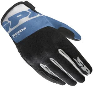 Wyjątkowa oferta Rękawice motocyklowe damskie Spidi Flash-KP czarno-szaro-niebieskie