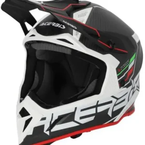 Darmowy zwrot Kask enduro Acerbis Steel Carbon czarno-biały