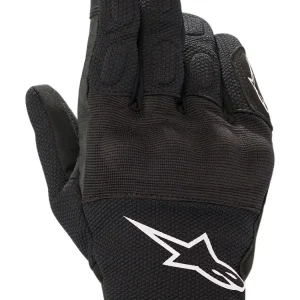 Rękawice motocyklowe damskie tekstylne Alpinestars Stella S-Max czarno-białe Ostatnie sztuki