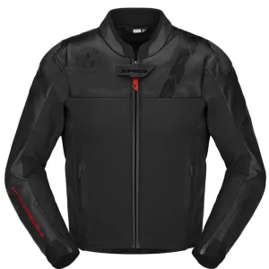 Wyjątkowa oferta Kurtka motocyklowa skórzana Spidi DP-Progressive Hybrid czarna