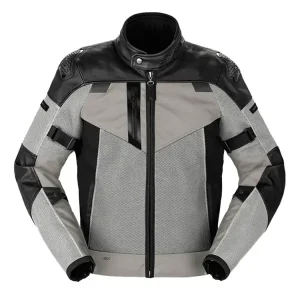 Wyjątkowa oferta Kurtka motocyklowa skórzana Spidi Vent Pro H2Out czarno-szara