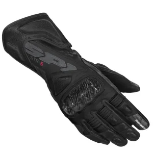 Rękawice motocyklowe damskie Spidi STR-6 czarne Łatwy zwrot