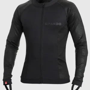 Tylko do końca tygodnia Koszula motocyklowa z ochraniaczami Pando Moto Shell UH 03 czarna