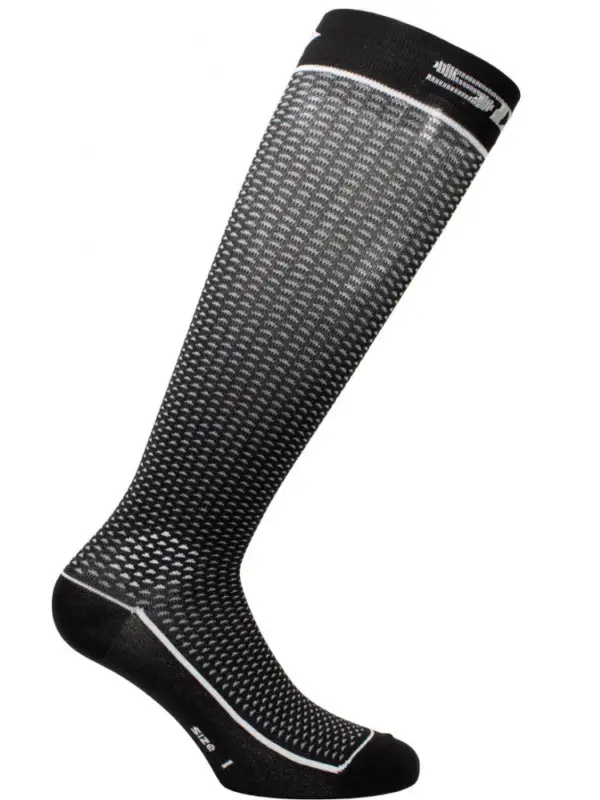 Skarpety motocyklowe SIXS Long 2 czarne Premium