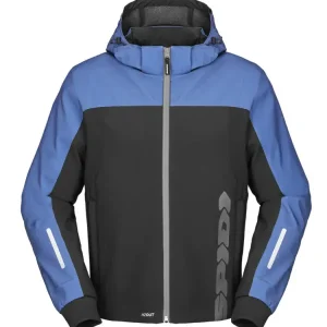 Super okazja Bluza motocyklowa Spidi Hoodie H2Out II czarno-niebieska