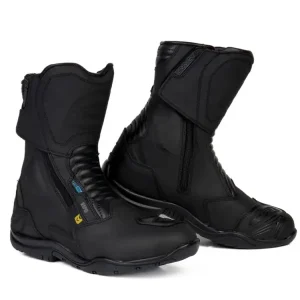 Buty motocyklowe skórzane Ozone Rapid czarne Bezpieczna płatność