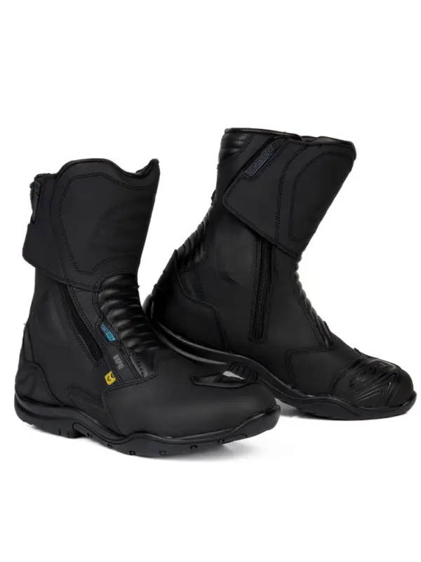 Buty motocyklowe skórzane Ozone Rapid czarne Bezpieczna płatność