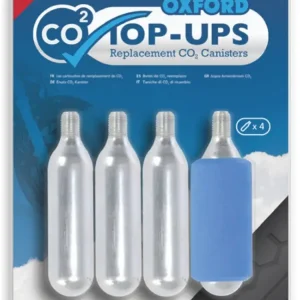 Wysoka jakość Nabój CO2 Oxford do pompowania opon - z gwintem [4 szt.]