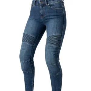 Jeansy motocyklowe damskie Ozone Angeless II jasnoniebieskie Szybka dostawa