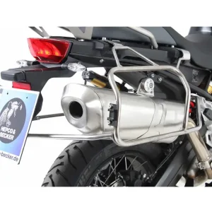 Wysoka jakość Stelaż boczny do kufrów Cutout Xplorer 40/37 Hepco&Becker do BMW F 850 GS (18-23) stal nierdzewna