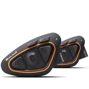 Dostępne od ręki Interkom motocyklowy Midland BTX1 PRO S Hi-Fi [2 zestawy]