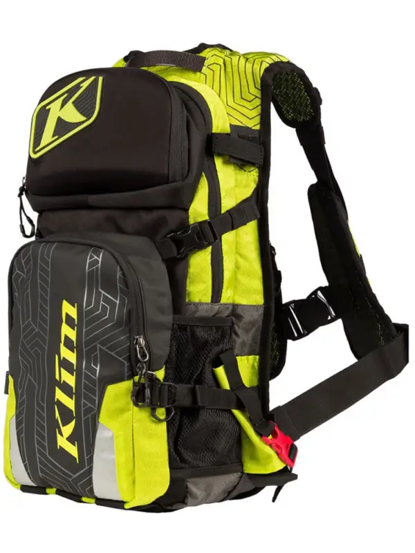 Plecak motocyklowy Klim Nac Pak z Shape-Shift™ 3L Hydrapak czarno-fluo żółty Hit cenowy