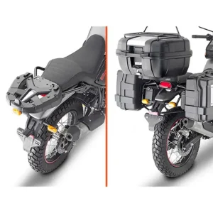 Bezpieczne zakupy Stelaż pod kufer centralny Monolock, Monokey Kappa Royal Enfield Scram 411 (22-24 [bez płyty montażowej]