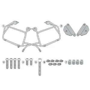Hit sprzedaży Stelaż kufrów bocznych Monokey Cam-Side GIVI KL One-Fit Honda CRF1100L Africa Twin/ Adventure Sports (20-)