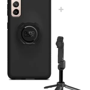 Hit cenowy Zestaw: etui na telefon Samsung Galaxy S21 oraz statyw/ selfie stick Quad Lock