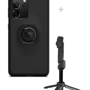 Tylko dziś Zestaw: etui na telefon Samsung Galaxy S21 Ultra + statyw/ selfie stick Quad Lock