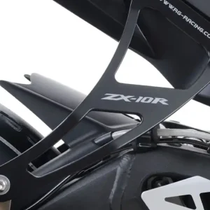 Szybka dostawa Mocowanie wydechu z zaślepką podnóżka R&G do Kawasaki ZX-10 R (11-)/ ZX-10 RR (21-) czarne