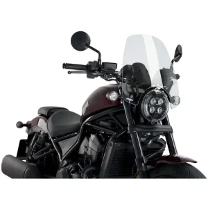 Bestseller Owiewka motocyklowa turystyczna PUIG Naked New Generation do Hondy CMX 1100 Rebel/DCT (21-) przezroczysta