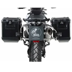 Ekspresowa dostawa Zestaw: kufry boczne + stelaże Hepco&Becker Xplorer Cutout KTM 790 Adventure/R (19-21) czarne