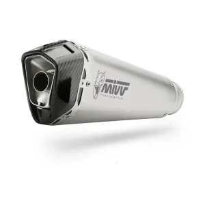 Popularny Tłumik motocyklowy Slip-On Line (Delta Race) MIVV do Honda Forza 750 (21-) srebrny