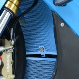 Osłona chłodnicy oleju R&G do BMW S1000RR (10-18)/ S1000XR (15-19)/ S1000R (14-20)/ BMW HP4 niebieska Premium