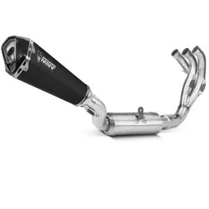 Pełny układ wydechowy (Delta Race) MIVV do Yamaha Tracer 9 / GT (21-) czarny Wysoka jakość