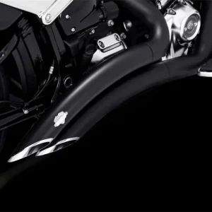 Sprawdź teraz Pełny układ wydechowy Vance & Hines Big Radius do wybranych modeli Harleya Davidsona Czarny Mat