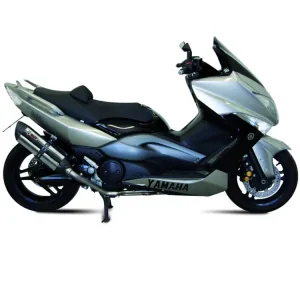 Niska cena Pełny układ wydechowy (Suono) MIVV do Yamaha T-Max 500 (08-11) srebrny