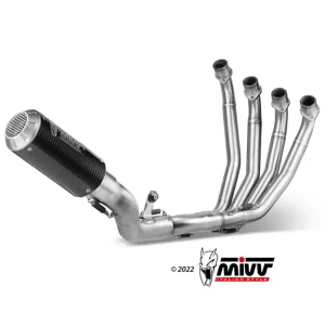 Dodaj do koszyka Pełny układ wydechowy (MK3) MIVV do Honda CB 650 R / CBR 650 R (19-) carbon