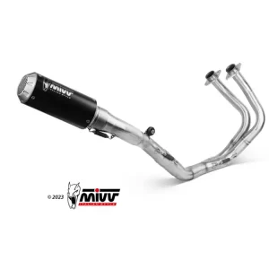 Pełny układ wydechowy (MK3) MIVV do Kawasaki Ninja 650 / Z650 (17-) czarny Bezpieczna płatność
