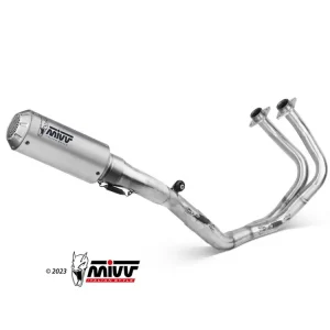 Pełny układ wydechowy (MK3) MIVV do Kawasaki Ninja 650 / Z650 (17-) srebrny Popularny
