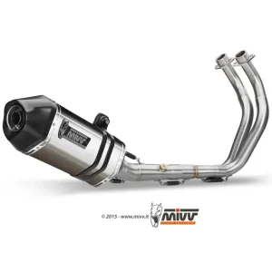 Ograniczona ilość Pełny układ wydechowy (Speed Edge) MIVV do Yamaha Tracer 700 / GT / 7 (16-) srebrny