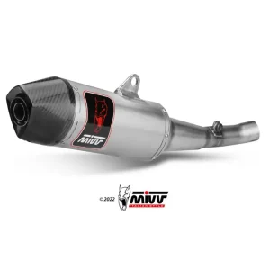 Tłumik motocyklowy Slip-On Line (Oval) MIVV do Honda CRF 250 R (22-) srebrny Taniej
