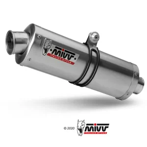 Tłumik motocyklowy Slip-On Line (Oval) MIVV do Honda Hornet 600 (01-02) srebrny Zamów teraz