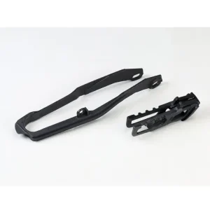 Komplet ślizg+prowadnica łańcucha UFO do Hondy CRF 450R/RX (19-20) czarny Tani