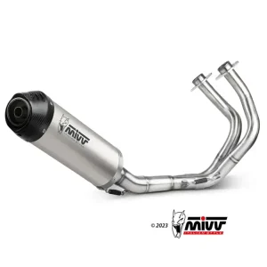 Pełny układ wydechowy (Oval) MIVV do Kawasaki Ninja 650 / Z 650 (17-) titanium Nie przegap