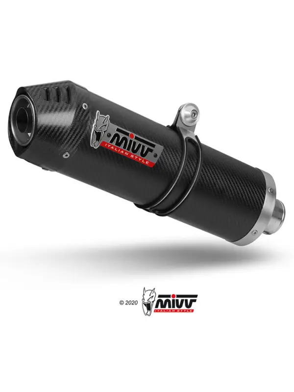 Wyjątkowa oferta Pełny układ wydechowy (Oval) MIVV do Kawasaki Versys 650 (15-20) carbon