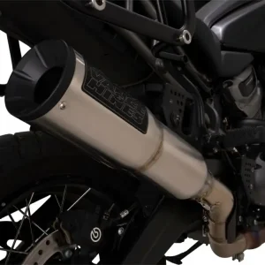 Najlepsza cena Tłumik motocyklowy Vance & Hines Adventure Hi-Output 450 do Harleya Davidsona Pan America 1250 ABS / Special (21-24) Szczotkowana Stal