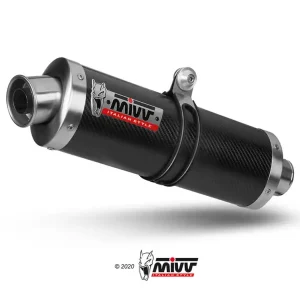 Tłumik motocyklowy Slip-On Line High (Oval) MIVV do Kawasaki ZX-10R (04-05) carbon Wybór klientów