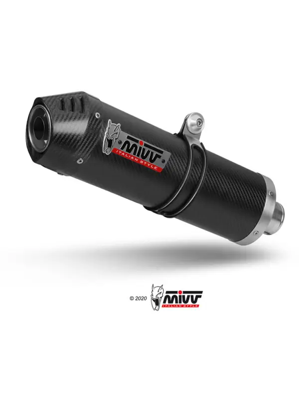 Szybka wysyłka Pełny układ wydechowy (Oval) MIVV do Kymco AK550 (17-20) czarny