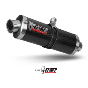 Taniej Tłumik motocyklowy Slip-On Line (Oval) MIVV do Suzuki GSF 600 Bandit (00-04) carbon