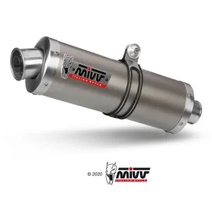 Obniżka ceny Tłumik motocyklowy Slip-On Line (Oval) MIVV do Suzuki GSX-R 1000 (03-04) titanium