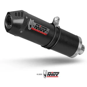 Taniej Tłumik motocyklowy Slip-On Line (Oval) MIVV do Triumph Tiger 1050 Sport (17-) carbon