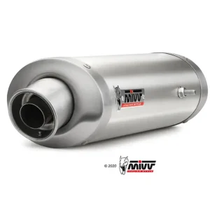 Oferta Tłumiki motocyklowe Slip-On Line (Oval) MIVV do Yamaha YZF R1 1000 (04-06) srebrne