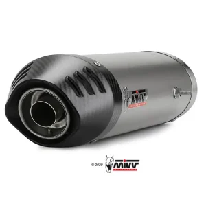 Hit cenowy Tłumiki motocyklowe Slip-On Line (Oval) MIVV do Yamaha YZF R1 1000 (07-08) titanium