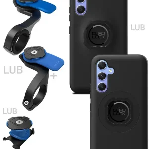 Dostępne od ręki Zestaw rowerowy: etui na telefon Samsung Galaxy A54 + mocowanie Quad Lock