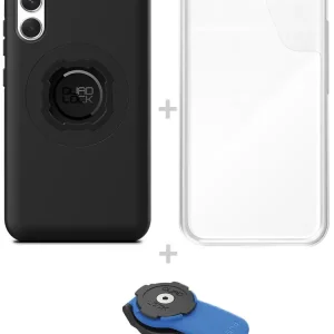Hit sprzedaży Zestaw: etui MAG na telefon Samsung Galaxy A34 (magnetyczne) + wodoodporny pokrowiec MAG + uchwyt kulowy Quad Lock